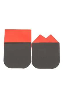 2 piezas de pañuelos de poliéster de unicolor portátiles para hombres, accesorio de moda de lujo de alta gama para bodas, negocios y uso casual