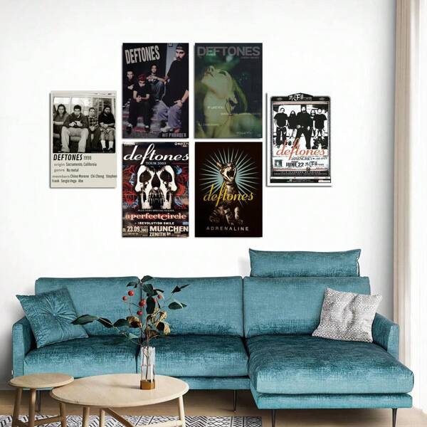 Set Of 1/3 Pcs Pop Wall Arts Posters, Pop Vintage Music Posters, Music Album Prints, Modern Bar, Coffee House, Study, Bathroom, Dormitory, Living Room, Bedroom, Home Decoration Unframed-Style ﻿ ,Wall Art With Frame