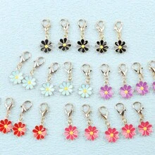 5 pièces Set de porte-clés floral charmant pour les cadeaux de fête - Petits charms de fleurs, idéal pour les mariages, anniversaires et célébrations en général, dans des couleurs assorties. Cadeau parfait pour la famille et les amis, symbolisant un bonheur éternel. Non électrique, convient aux plus de 14 ans. Accessoires de voiture, porte-clés de sac, école