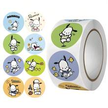 Sanrio Sanrio 500pcs Hello Kitty Sticker Rolls - Colorful Stamping Stickers For Scrapbooking, Gift Wrapping, Party Favors And DIY Crafts - Matte Finish, Reusable Sticker Rolls, Suitable For Home, Office And Commercial Use