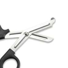 2pcs Stainless Steel Bandage Scissors, First Aid Kit Accessory Gauze Shear Canvas Scissors For Household Outdoor Camping Emergency Use