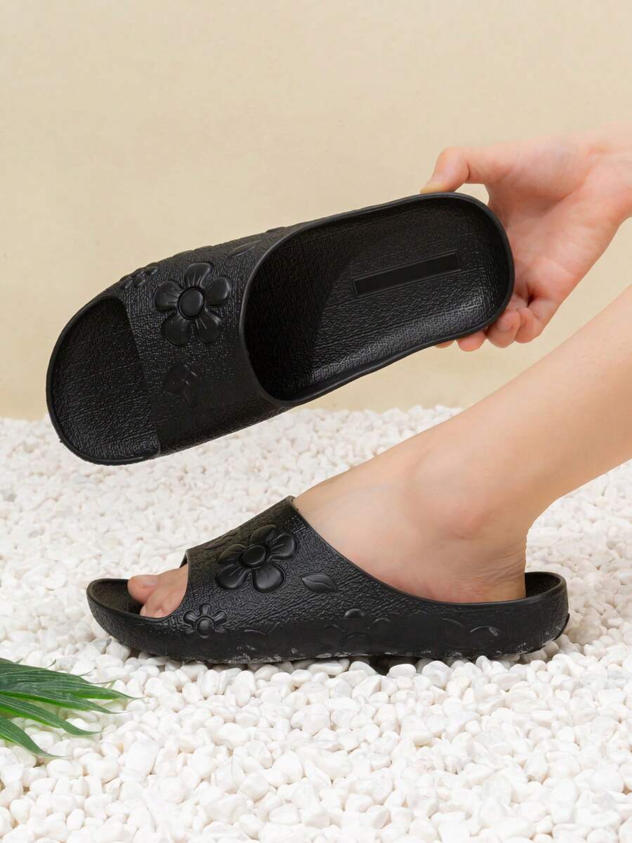 新款时尚休闲防水户外运动拖鞋，软底透气防臭，适合居家休闲，夏季 - 黑色 - 查看 1
