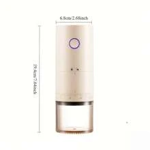 RAF Portable Electric Coffee Grinder - USB Charged 1500mAh, 38-Step Adjustment, Holds Up To 25g (4.06oz) For Espresso/Drip/Cold Brew, With 18650 Lithium Battery, Minimalist Black And White Design, Modern Kitchen Gadget | Rechargeable Coffee Grinder, Espresso Coffee Grinder**