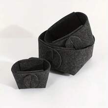 Filz Aufbewahrungskorb, Schreibtisch Kosmetik- & Miscellaneous-Organizer Box, multifunktionale Großraum-Aufbewahrungslösung für Schlafzimmer, Wohnheim, Zuhause, zufälliger Stil Lieferung