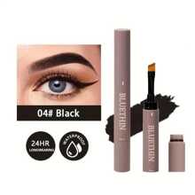 1pc Dual-Ended Eyebrow Pencil With Brush, Waterproof And Sweat-Proof, Smudge-Proof And Transfer-Proof