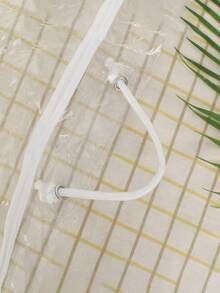 Clear Clothes Storage Bags PVC Organizers With Reinforced Handle Vinyl Storage Bag For Comforter, Blanket, Bedding, Duvet, Transparent Moving Totes With Sturdy Zipper, Waterproof Bedding Blanket Packaging Bag, Large Capacity Travel Accessories Organizer, Clear Zippered Organizers, Transparent Zipper Storage Bag For Clothing, Linens, And More - Multicolor - View 9