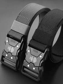 3 pezzi di nuove cinture tattiche in nylon a sgancio rapido per pantaloni da allenamento, attività all'aperto e casual per uomo
