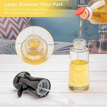 1pc Olive Oil Cooking Spray Bottle, Glass Oil Dispenser Bottle Sprayer, Refillable Oil & Vinegar Mister Sprayer Bottle, Air Fryer High Pressure Sprayer Bottle - Polypropylene, Dual-Use Oil Sprayer & Mister, Cookout Gift Idea For Father's Day, Mother's Day, Friends, Boyfriend, Girlfriend, Family, Teacher, Coworker, Halloween, Christmas (Random Color And Style)