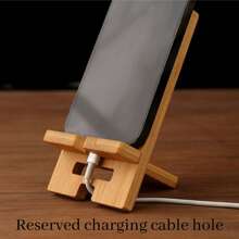 قاعدة هاتف شخصية قطعة واحدة، حامل هاتف بسيط من الخيزران، حامل هاتف أو لوحة، قاعدة هاتف خشبية، حامل أجهزة إلكترونية، حامل مكتبي، حامل هاتف بسيط، مناسب للسفر والأعمال والاستخدام في الأماكن المفتوحة، هدية مخصصة أنيقة لعيد الميلاد، عيد الأم، عيد الأب، التخرج، عيد الميلاد، للأم، الأب، أفضل صديق اليوم الوطني