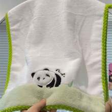 2025 New Style Panda Towel Bath Towel Combination Absorbent And Non Hair Falling Soft Shower Coral Plush Towel Bath Towel Combination