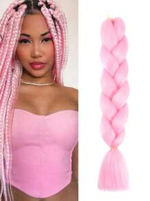 Estensioni per trecce arcobaleno da 24 pollici, capelli sintetici viola professionali, trecce jumbo, estensioni per capelli colorate a gradiente africane per intrecciare all'ingrosso per Ognissanti e Natale