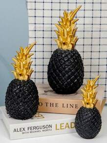 1 Stück Ananas-förmige Simulation Frucht Dekoration, geeignet für Heim-Dekoration, Schlafzimmer-Dekoration, Büro und Studenten, das beste Halloween- und Weihnachtsgeschenk