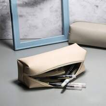 1pc Foldable Convenient Cosmetic Stationery Pencil Case,Back To School,School Supplies,Pencil Pouch,School Bag