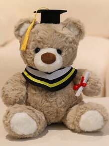 1 szt. Romantyczna pluszowa lalka w kształcie róży z motywem walentynek, lalka do dekoracji domu na święta, prezent na urodziny matki z różą, prezent na ukończenie studiów doktoranckich, pluszowy miś na Halloween