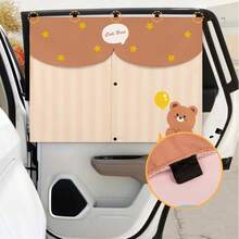 窗帘，汽车遮阳帘，伸缩磁吸，车窗窗帘，防晒，隔热，防晒，车内婴儿，侧窗罩 - 彩色 - 查看 4