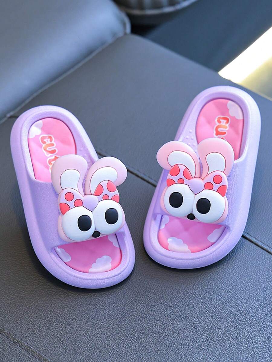 1 Pair Cute Princess Style Cartoon Boys/Girls Sandals, Non-Slip, Breathable, Suitable For Summer Indoor/Outdoor And Beach