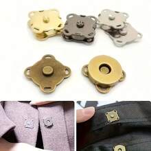 Set de 20 piezas/4 piezas/10 piezas de Botones magnéticos para coser, botones magnéticos invisibles de dibujos animados, botones magnéticos de flor de ciruelo, botones para coser, botones invisibles de metal para coser, cierres de billetera, para manualidades DIY, billetera, bolso, mochila, accesorios, set de botones para manualidades de 14mm