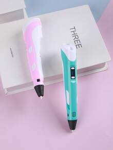 1pc 3D Drawing Printing Pen, Compatible With PLA Filament, Colorful Christmas/Birthday Gift, Create Various Models Including Coloring Books, Develop Thinking And Hands-On Abilities - Multicolor - View 8