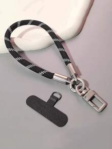 1 dây đeo cổ tay chống rơi điện thoại di động đi bộ đường dài ngoài trời móc kim loại ngắn chắc chắn du lịch unisex chống thất lạc vỏ điện thoại phổ thông - Nhiều màu - Xem 4