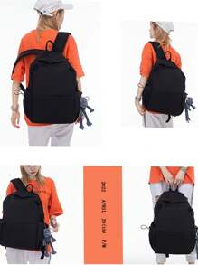 College Backpack Waterproof School Bag Lightweight Casual Daypack College Laptop Backpack For Women Water Resistant Travel Rucksack Back Pack For High School Middle Bookbag Elementary Middle High Bookbags For Teens Girls Boys Students-Medium. The New And Old Versions Are Shipped Out Randomly., Back To School, School Essential Stuff For Women, Girls & Students, Perfectly Matching With Backpack Accessories, Bag For School College, Preppy Backpack For School