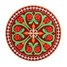 6pcs/Set Bohemian Soft Silicone Cup Coasters, Dining Table Heat Insulation Non-Slip Mats, Coffee Tea Cup Placemats