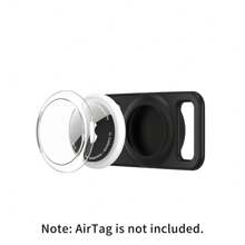 Cute Cat Paw Pattern Pet Apple AirTag Protective Case With Cover, Apple GPS Locator Pet Collar Silicone Tag Protector Shell