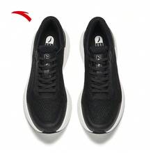 Anta Zapatillas de correr acolchadas para hombre, nuevas para primavera/verano 2025, zapatillas deportivas para entrenamiento de fitness 112527718 - Negro básico -3 - Ver 3