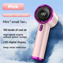 YITUMU Portable Handheld Fan, Speed (1-100) Adjustable Turbo Personal, 1800mAh Battery Rechargeable Cooling Fan, Digital Display, Gifts For Women Men Travel/Camping/Outdoor