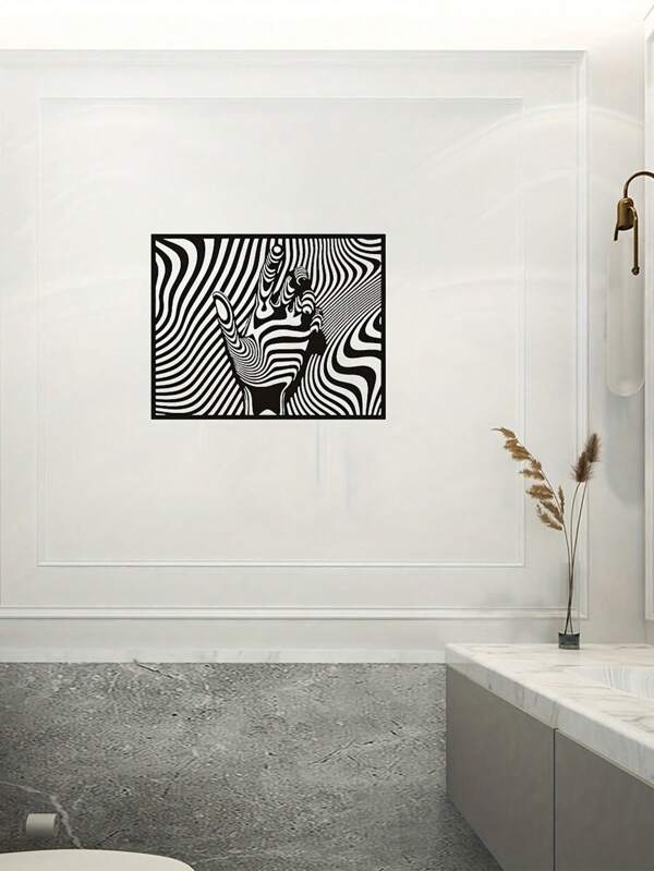 1pc Hand Shaped Laser Cut Metal Wall Art Decor, Home Decoration For Living Room, Bedroom, Office