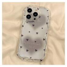 This New Creatively Designed Phone Case Is Compatible With The  16 Pro Max, 15/14 PLUS, And 13/12/11 Pro, Offering Shock Protection And Featuring A Classic Mixed Wave Pattern, Suitable For Both Men And Women, Providing High-Quality Phone Protection. - 無色 - 查看 3