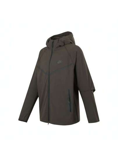 2025 Men's Nike AS M NK TCH WVN WR FZ Jacket, Woven Hooded