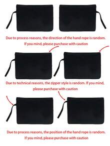 Black Linen Two Pieces Set Combination With Hand Rope,With "To God Be The Glory" Letter Printing Pattern, Personalized Gift For Friend's Birthday, Women's Fashionable Canvas Handbag With Button Thick Linen Bag, Perfect For Shopping - Black - View 11