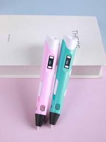 1pc 3D Drawing Printing Pen, Compatible With PLA Filament, Colorful Christmas/Birthday Gift, Create Various Models Including Coloring Books, Develop Thinking And Hands-On Abilities - Multicolor - View 3