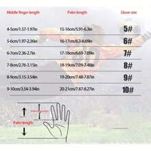 1 Pair Goalkeeper Gloves For Soccer Match, Skid-Proof Training, Wear-Resistant Finger Protection Equipment
