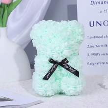 玫瑰熊 玫瑰泰迪熊－情人節送女友/女性的禮物、母親節送媽媽的花熊禮物、週年紀念生日禮物－玫瑰熊 - 彩色 - 查看 25