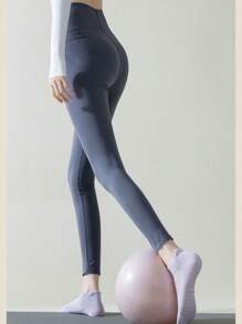 2/3/5 paires Chaussettes de yoga de couleur unie pour femmes, chaussettes antidérapantes avec adhérence pour le Pilates, pour l'exercice, l'hôpital, la salle de gym