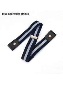 1pc Elastic Waist Belt Adjustable No Buckle Belt For Jeans Pants Invisible Stretch Belts For Women & Men,Slimming Waistband - Buckle-Free Comfort, Adjustable & Elastic, Perfect For Jeans And Pants - Enhance Your Silhouette,Vintage Elastic Belt – No-Buckle, Invisible Fit For Men & Women, Comfort Stretch, Universal Size
