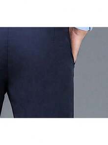 Men's Long Plain Formal Suit Pants, Fall