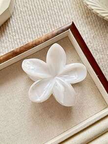 3pcs/1pc Summer Hawaiian Floral Hair Clips, Solid Color Hibiscus Flower Hair Clips, Suitable For Fine Hair, Cute Hair Clips, Suitable For Thick Hair, Tropical Beach Style Hair Accessories, Holiday Gift, Girls Hair Claw Clips, Hair Clips, Hair Pins, Hair Clips, Hair Ties, Hair Clips, Autumn/Winter Vacation Outfit, Women - Multicolor - View 8