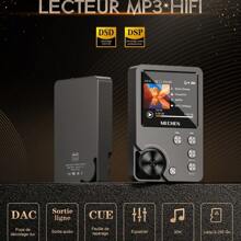 جهاز تشغيل موسيقى MECHEN M30MP3 ، مُشغل صوت رقمي عالي الدقة فائق الجودة ، HIFI ، DSD غير مفقود ، مع بطاقة ذاكرة 64 جيجا بايت