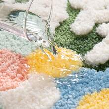 Moss Bath Mat, Ultra Thick Soft Green Bathroom Rug, Water Absorbent Non Slip Microfiber Bath Rugs For Bathroom Floor, Shower, Sink, Bedroom, 17.7"X27.5" - 綠色 - 查看 7