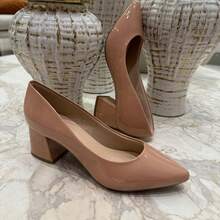 SHOW SHOW 5 CM BLOCK HEEL PUMP - Rusty Rose - View 4