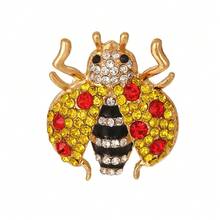 1pc Personalized Punk Rock Alloy Set With Artificial Crystal, Zirconia, Pearl, Ladybug & Bee Insect Series Open Ring, Versatile Jewelry Gift For Friends, Siblings, Classmates, Suitable For Men And Women (The Vintage-Style Red Ring Is A Distressed Version With An Adjustable Open Ring Band, Made Of Alloy Material That Is Soft And Easy To Adjust) - Bee Ring - View 13