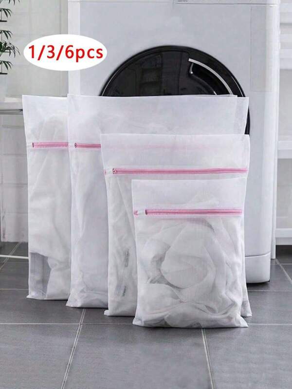 1 pieza/Set de 3 piezas Bolsa de lavandería especial para la lavadora, bolsa antienredo para ropa interior y sujetadores domésticos, bolsa para lavar ropa y ropa interior que evita la deformación