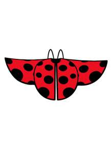 1pc Insect Fairy Wings, Bee, Ladybug, Beetle Costume Accessory, Theatrical Prop, Costume Party, Cosplay