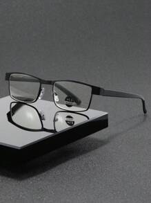 Gafas de lectura diarias de 3 piezas con múltiples colores para hombres y mujeres de mediana edad y ancianos con aumento de +1.0x a +4.0x, bisagras de resorte de metal y enfoque automático contra la luz azul