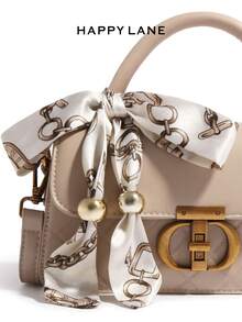 HAPPY LANE Túi xách da thanh lịch đơn giản, Túi đeo vai vuông có nắp, Ví da thời trang, Thích hợp cho việc đi làm hàng ngày của phụ nữ, Mua sắm, Du lịch, Tụ tập, Đêm dành cho con gái, Lễ hội, Quà tặng sinh nhật và tiệc tùng, Quà tặng ngày lễ tình nhân - Màu Khaki - Xem 6