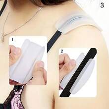 4pcs Silicone Bra Strap Holder, Invisible Non-Slip Adjustable Strap Holder, Prevents Falling, Painless, Everyday Essentials