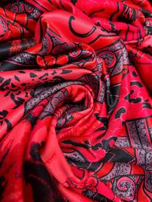 Vintage Floral Print Dresses With Tied Detail, Bohemia Chic Sleeveless Design Vest Dress, Casual Dresses For Women Summer,Fashion Vacation Outfits Women,Vintage Women Dresses - Rose Red - View 4