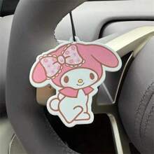 1 pieza Ambientador de aire para coche de gato lindo y kawaii estilo anime - Colgante de espejo con fragancia duradera y encantadora decoración interior, que brinda una experiencia de conducción fresca y agradable. Regalos para fiestas, bodas, cumpleaños, graduación, decoración de habitaciones, dormitorios, hogar, pared, escuela, sorpresa escolar, decoración de dormitorio